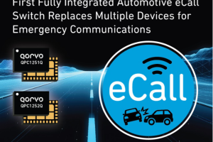Qorvo® 推出首款具有业界领先的性能的高可靠性全集成式汽车 eCall 开关