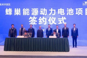 蜂巢能源投资110亿元建设电池电芯产研基地