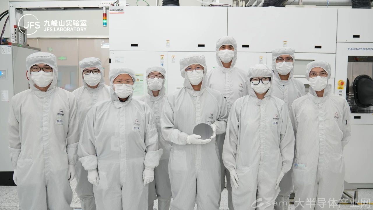 九峰山实验室首发6英寸InP激光器与探测器外延工艺